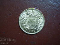20 φράγκα 1902 Ελβετία (20 φράγκα Ελβετία) - AU (χρυσός)