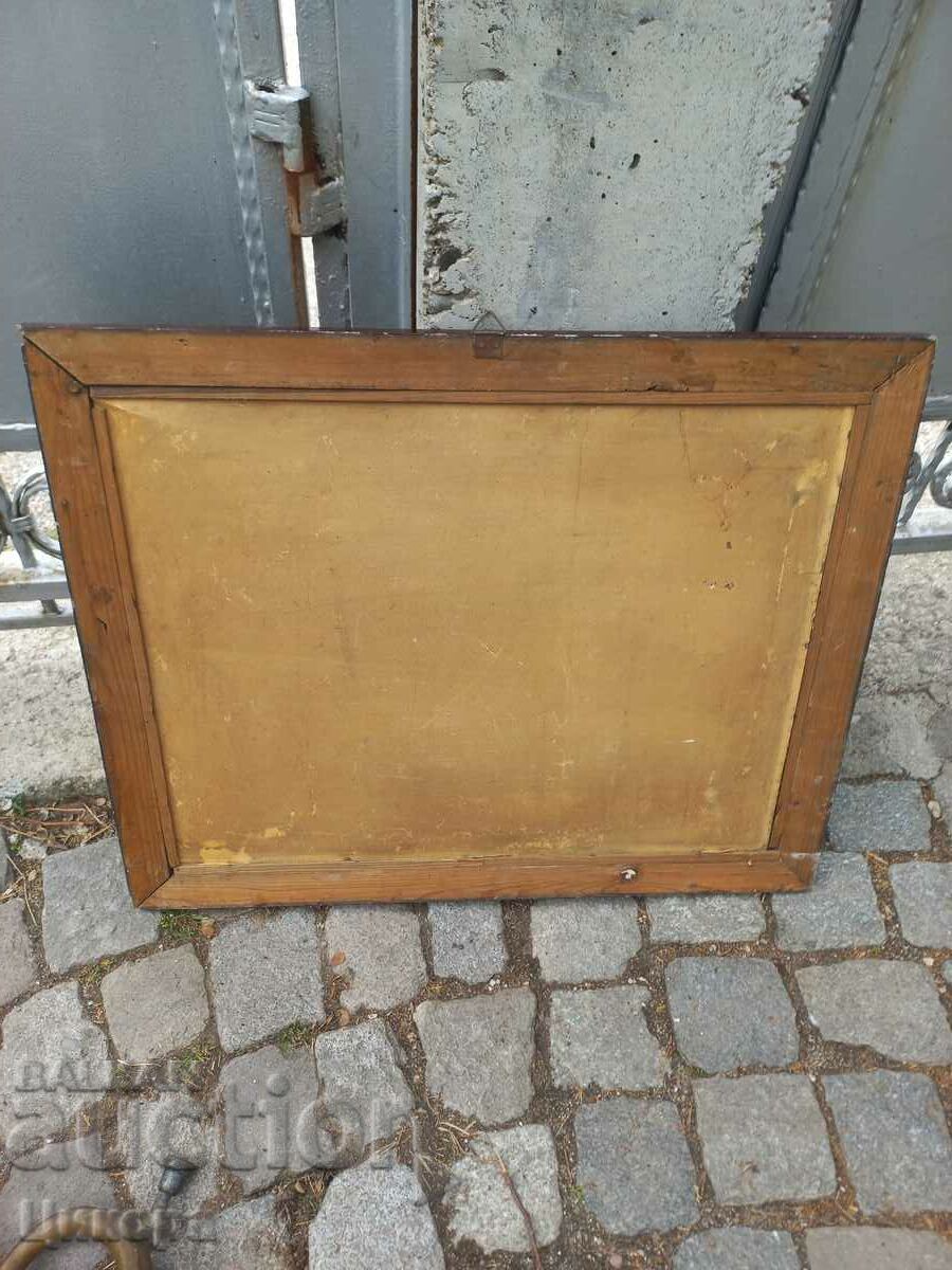 OLD ROYAL PAINTING LITHOGRAPH HUNTING SCENE - 7