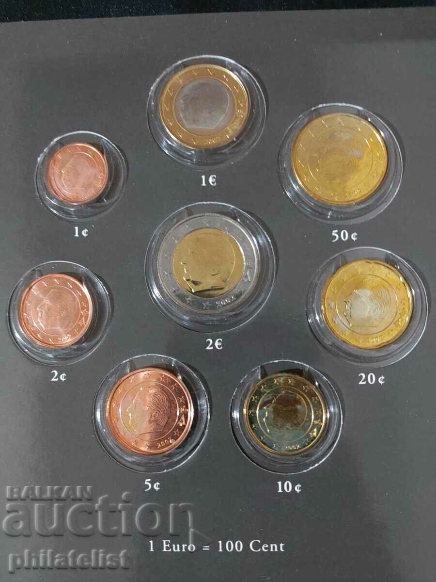 Complete Set - Belgium in Francs and Euro Series 2002 with price 44.00 BGN | € 22.50