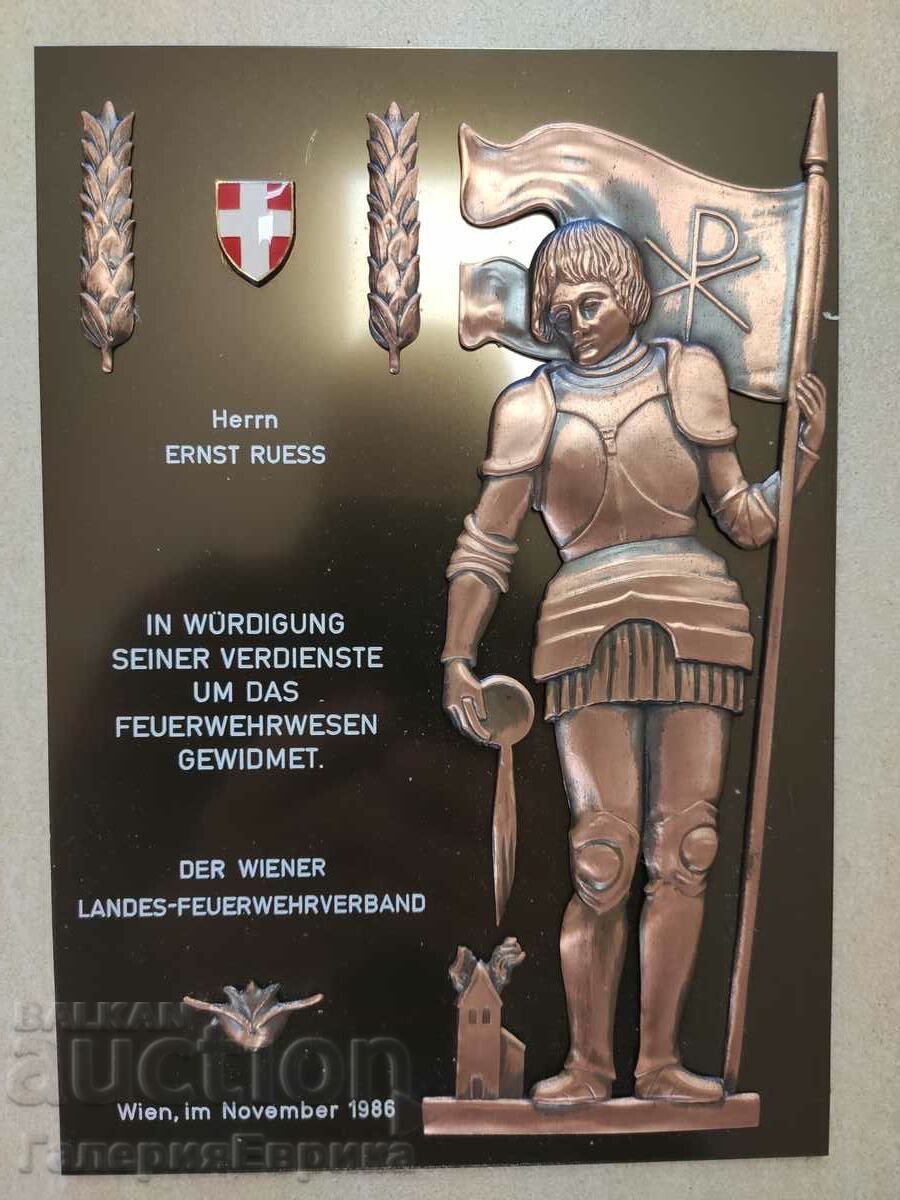 Bas-relief plaque Switzerland