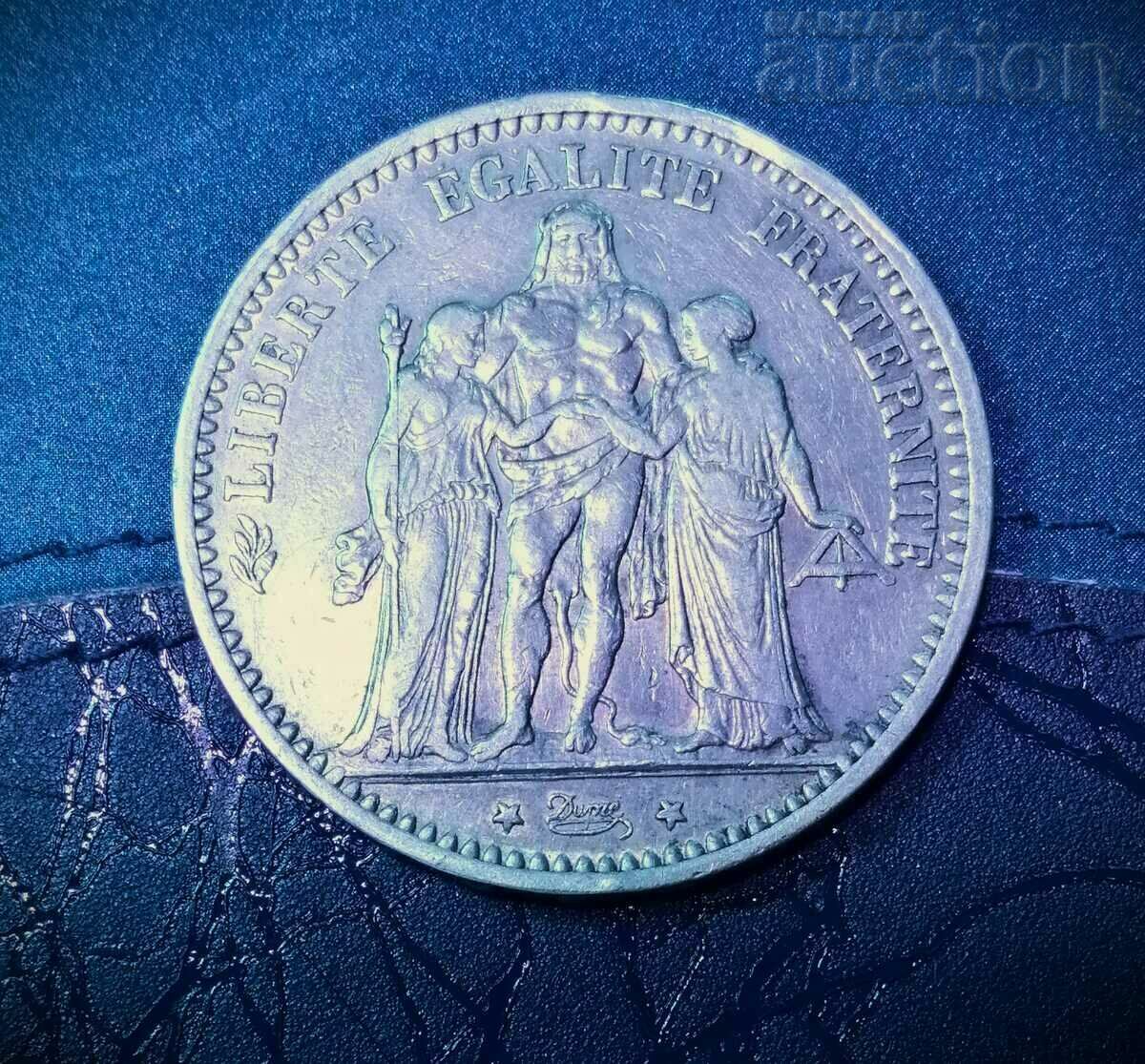 5 franci 1874
