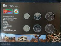 Complete set - Eritrea 1991, 6 coins