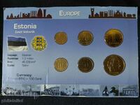 Естония 1991-2002 - Комплектен сет от 6 монети