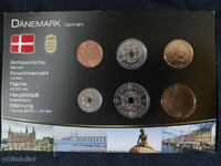 Дания 2007-2013 - Комплектен сет от 6 монети