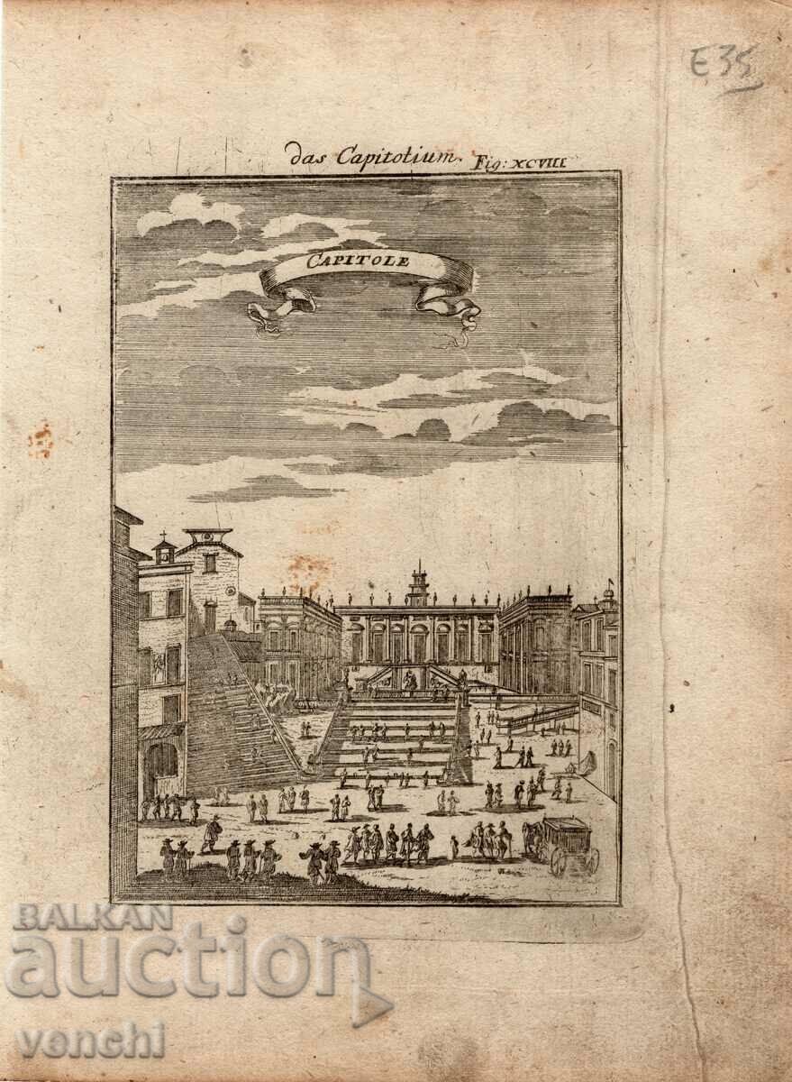 1719 - ΧΑΡΑΚΤΙΚΟ - ΚΑΠΙΤΩΛΙΟ, ΡΩΜΗ - ΠΡΩΤΟΤΥΠΟ
