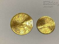 Ottoman Turkey 2 coins 1223 (year 1808) - GOLD