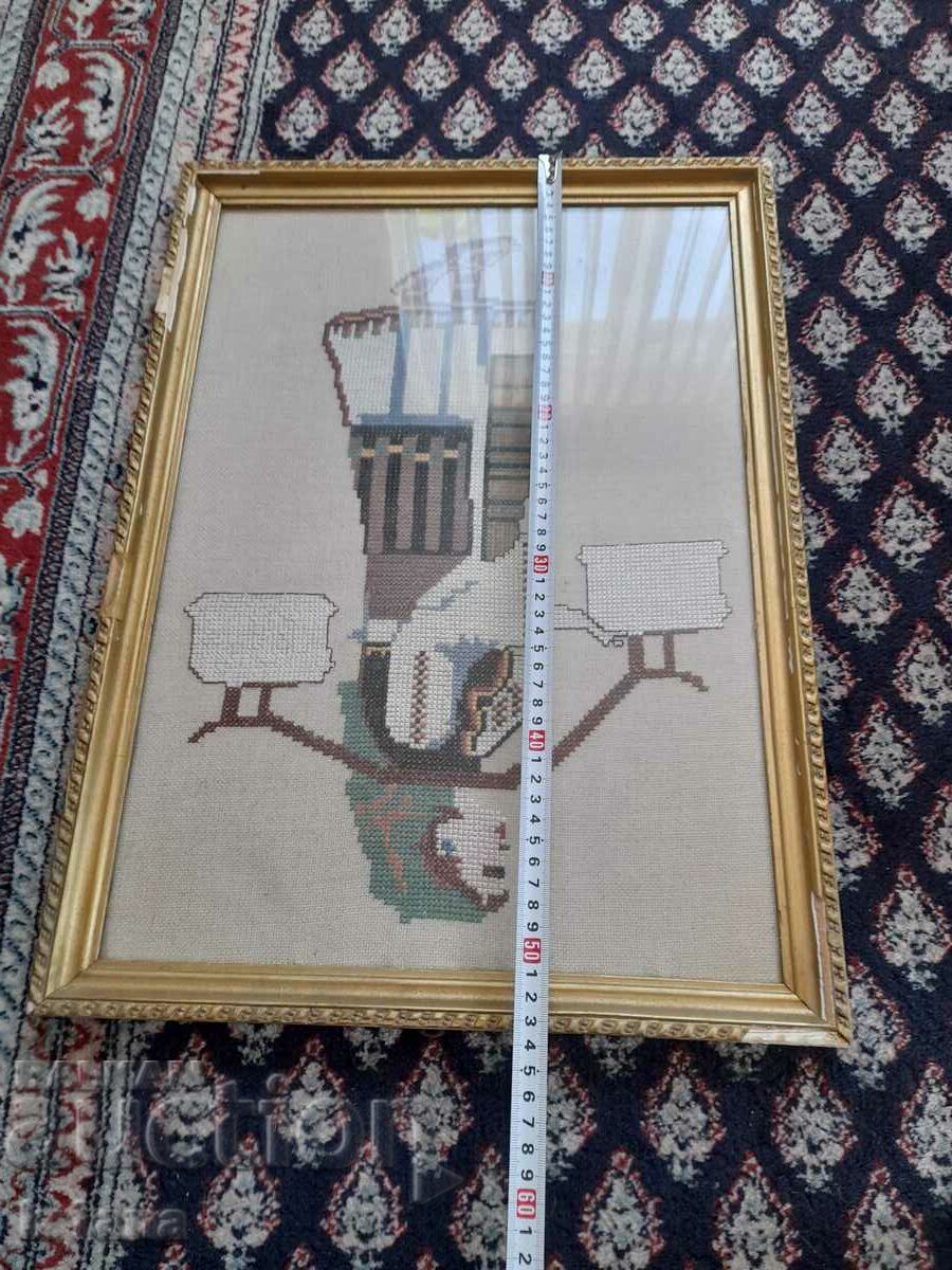 Old embroidered picture - 5 Old embroidered picture - 5