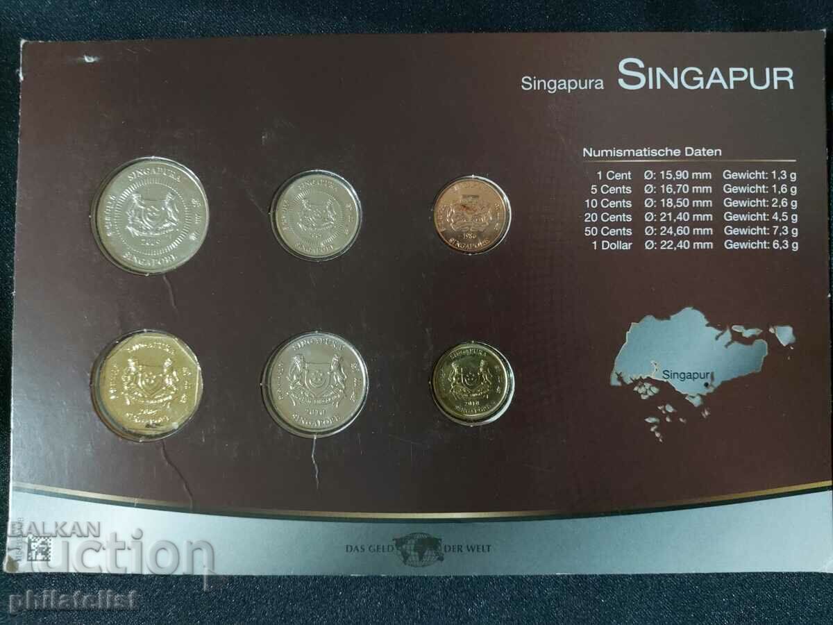 Singapore 1986-2010 - Complete set of 6 coins with price 22.00 BGN | € 11.25