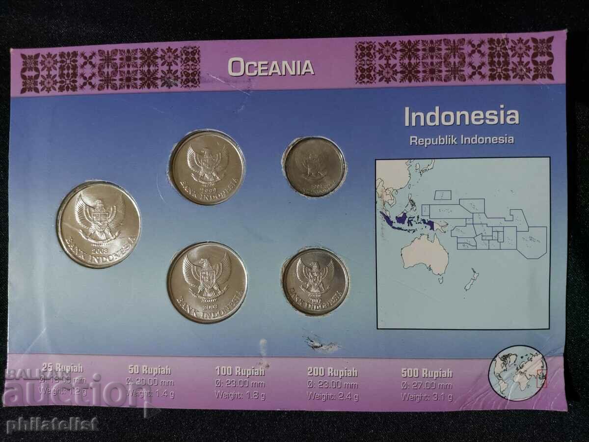 Indonesia 1994-2003- Complete set of 5 coins with price 22.00 BGN | € 11.25