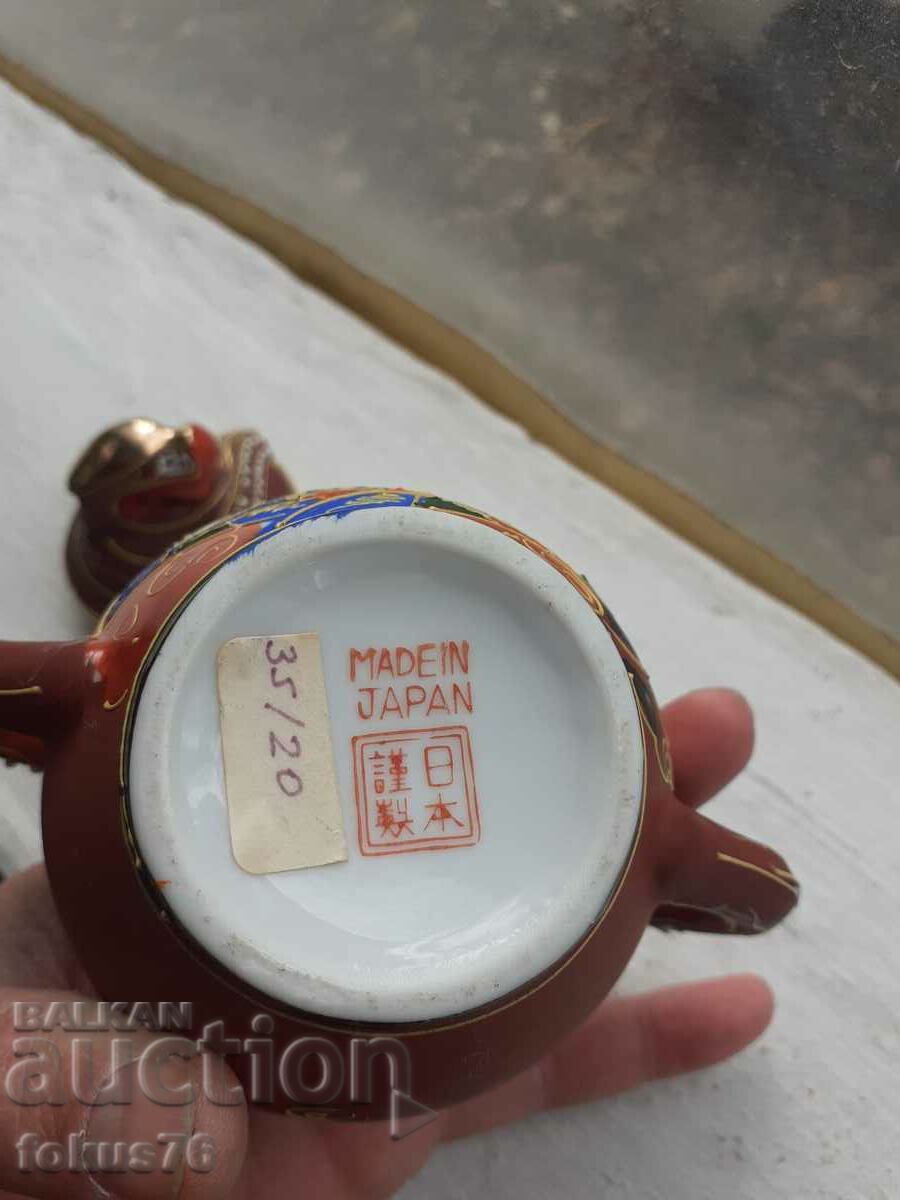 Delivery of Satsuma Satsuma old sugar bowl Japan porcelain seal Delivery of Satsuma Satsuma old sugar bowl Japan porcelain seal