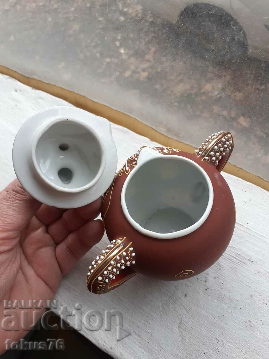 Satsuma Satsuma old sugar bowl Japan porcelain seal - 5 Satsuma Satsuma old sugar bowl Japan porcelain seal - 5