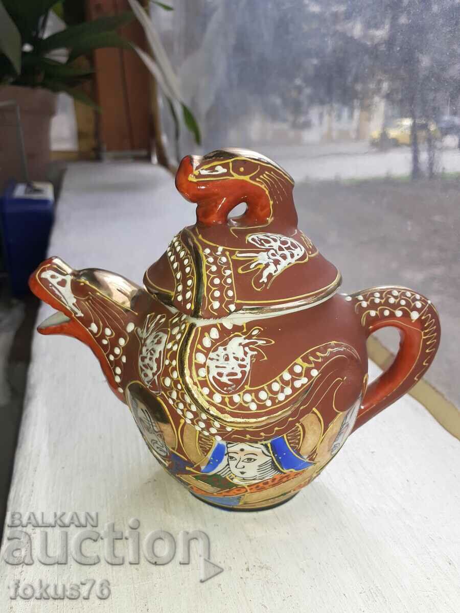 Satsuma Satsuma small teapot Japan porcelain print - 7 Satsuma Satsuma small teapot Japan porcelain print - 7