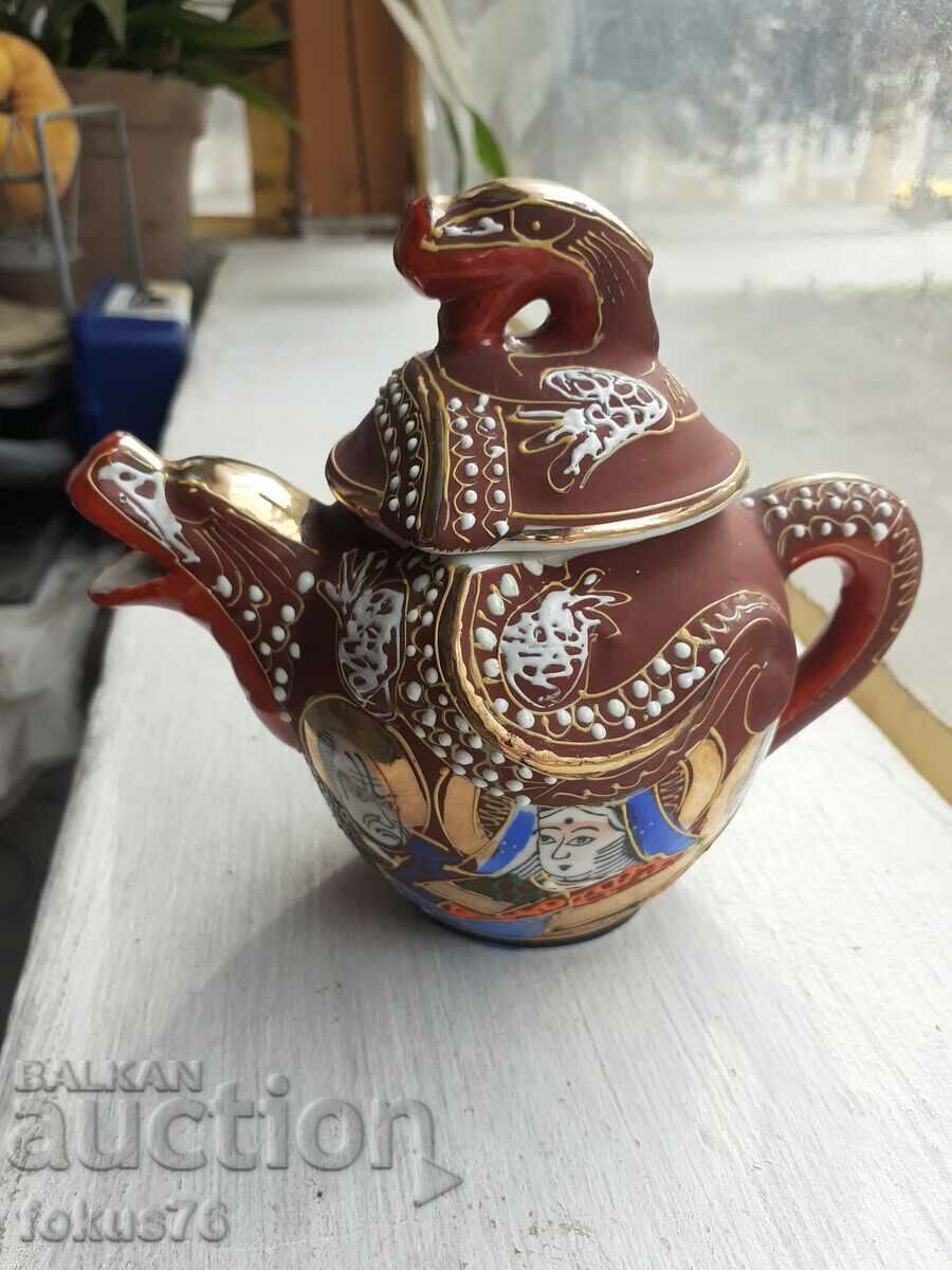 Satsuma Satsuma small teapot Japan porcelain print