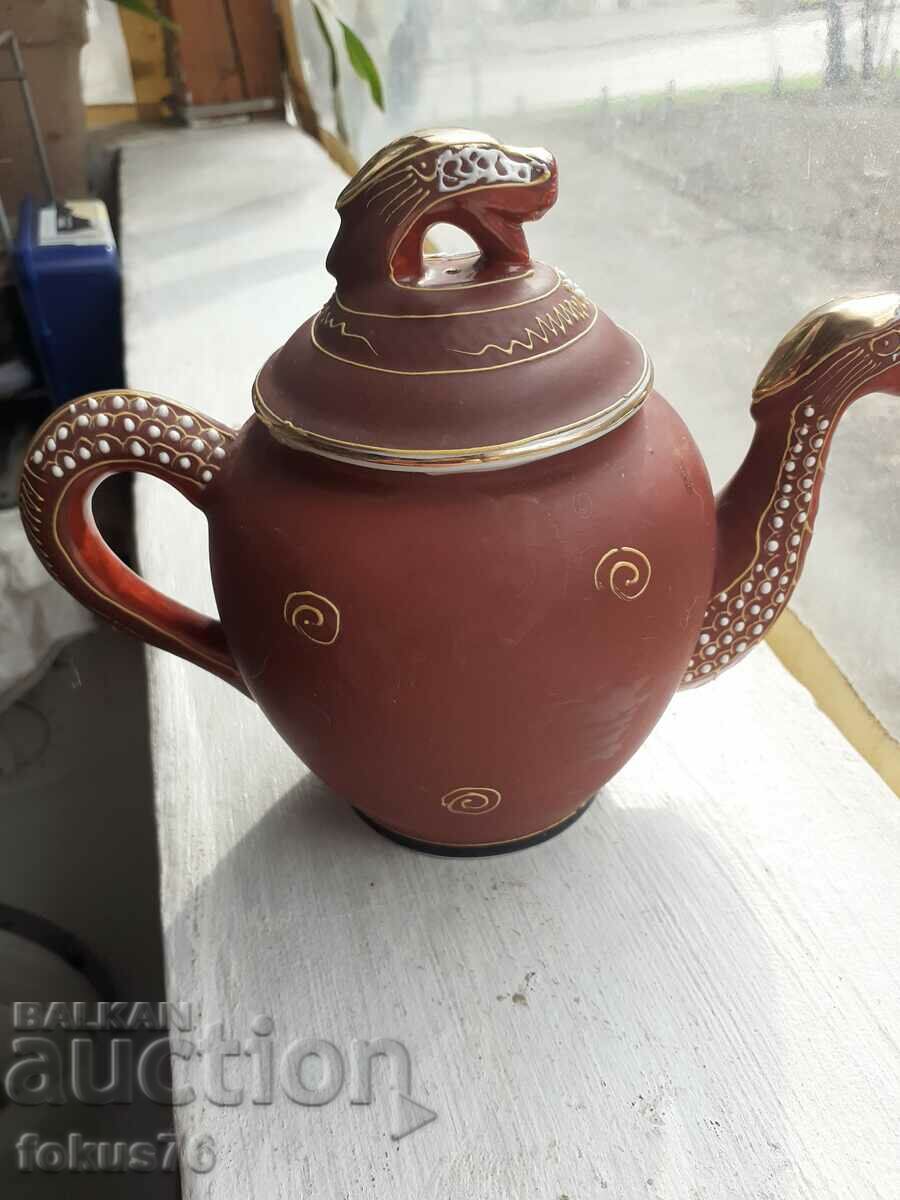 Satsuma Satsuma teapot Japan porcelain gilt seal with price 220.00 BGN | € 112.48 Satsuma Satsuma teapot Japan porcelain gilt seal with price 220.00 BGN | € 112.48