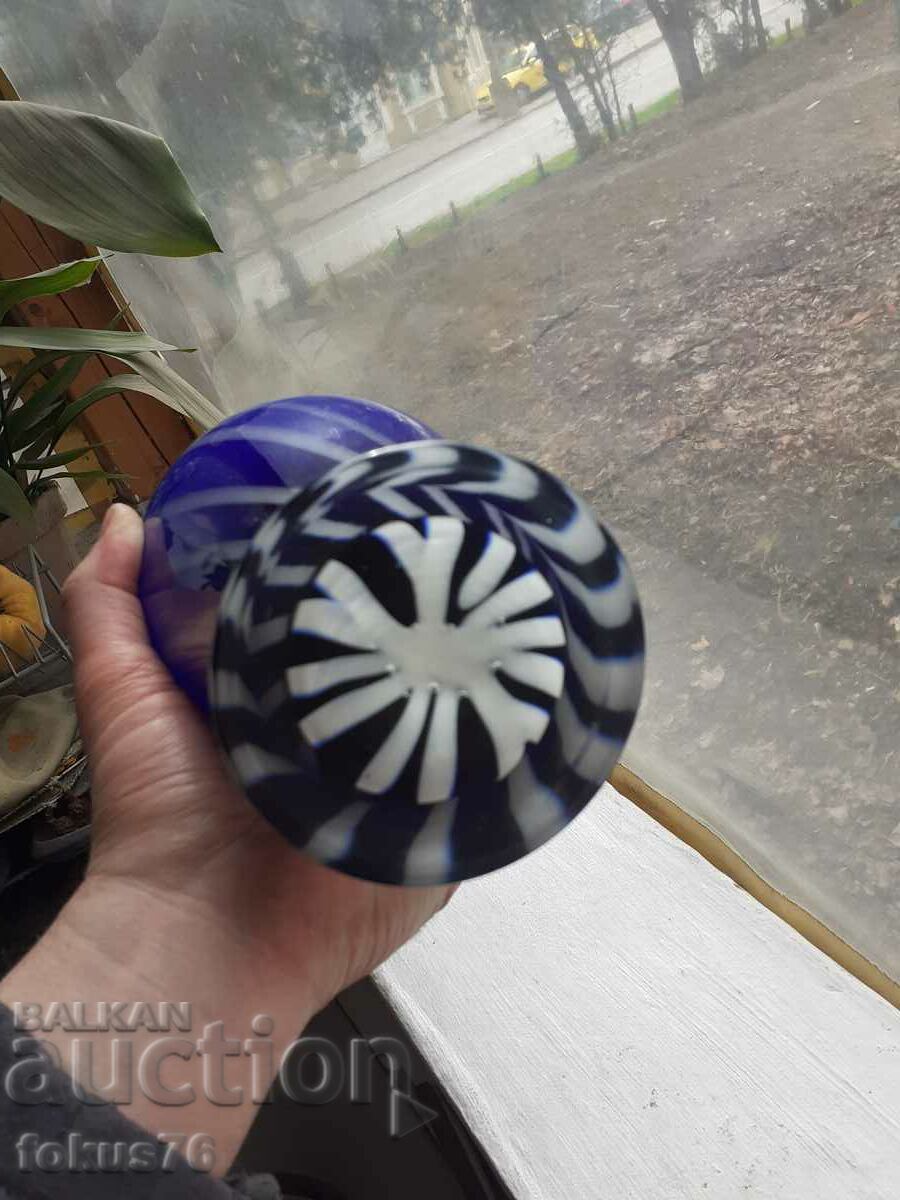 Large blue Murano vase - 6 Large blue Murano vase - 6