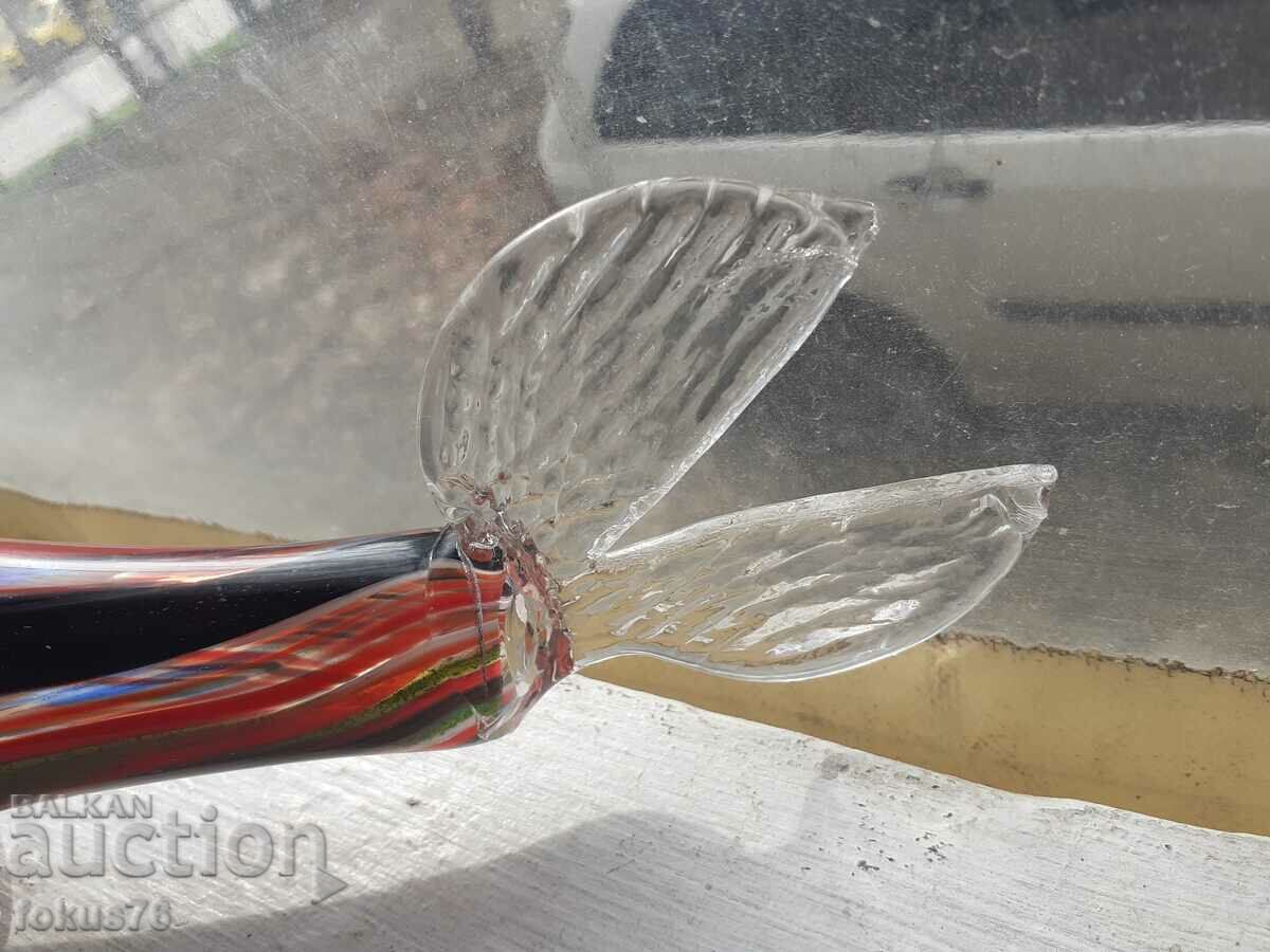 Large fish Murano figure statuette glass - 5