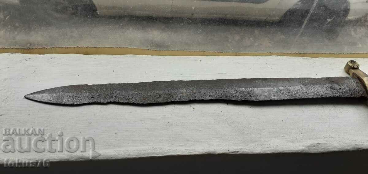Autentic vechi satar cuțit sabie sabie coasă - 5