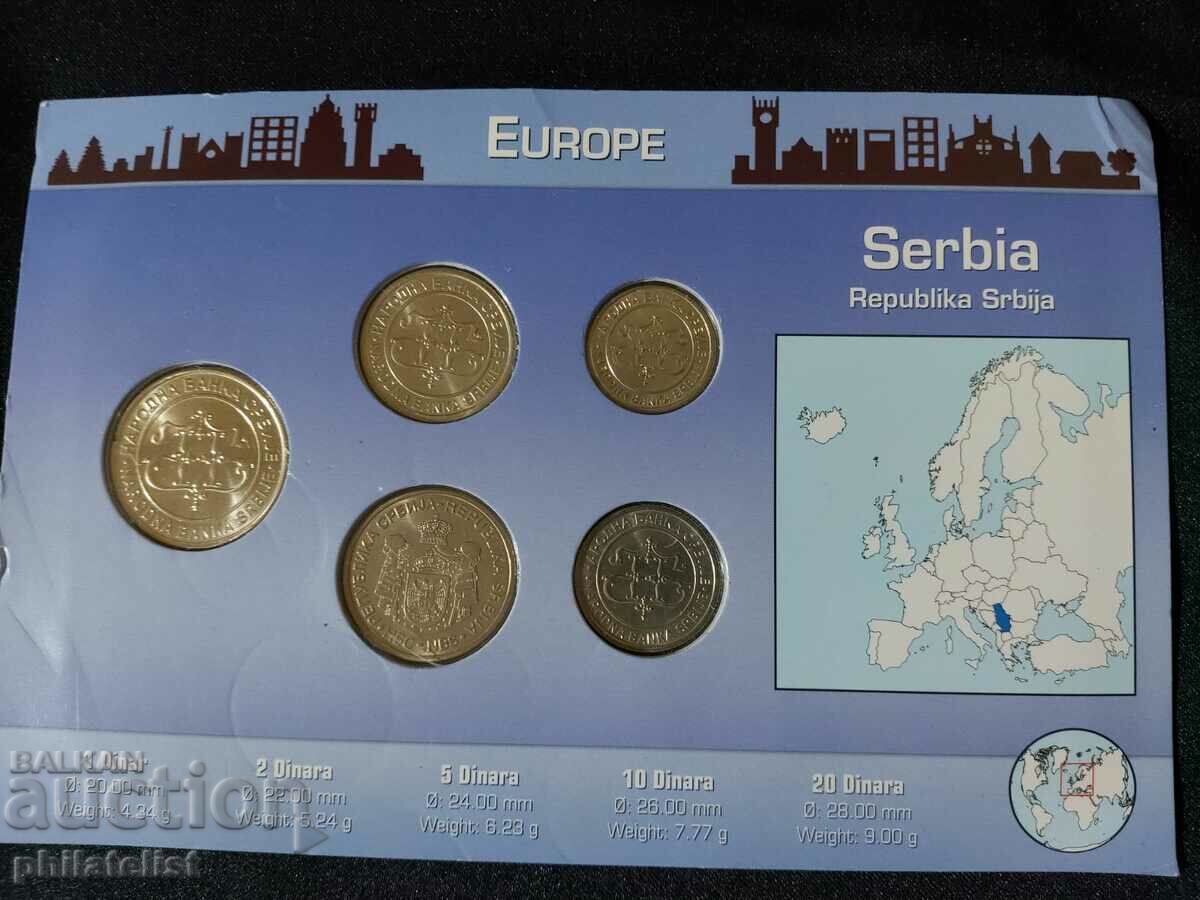 Serbia 2003 - Complete set of 5 coins with price 22.00 BGN | € 11.25 Serbia 2003 - Complete set of 5 coins with price 22.00 BGN | € 11.25