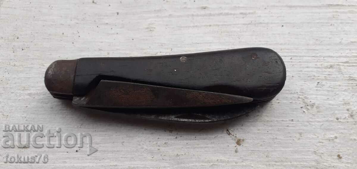 Стар военен джобен нож острие ножче