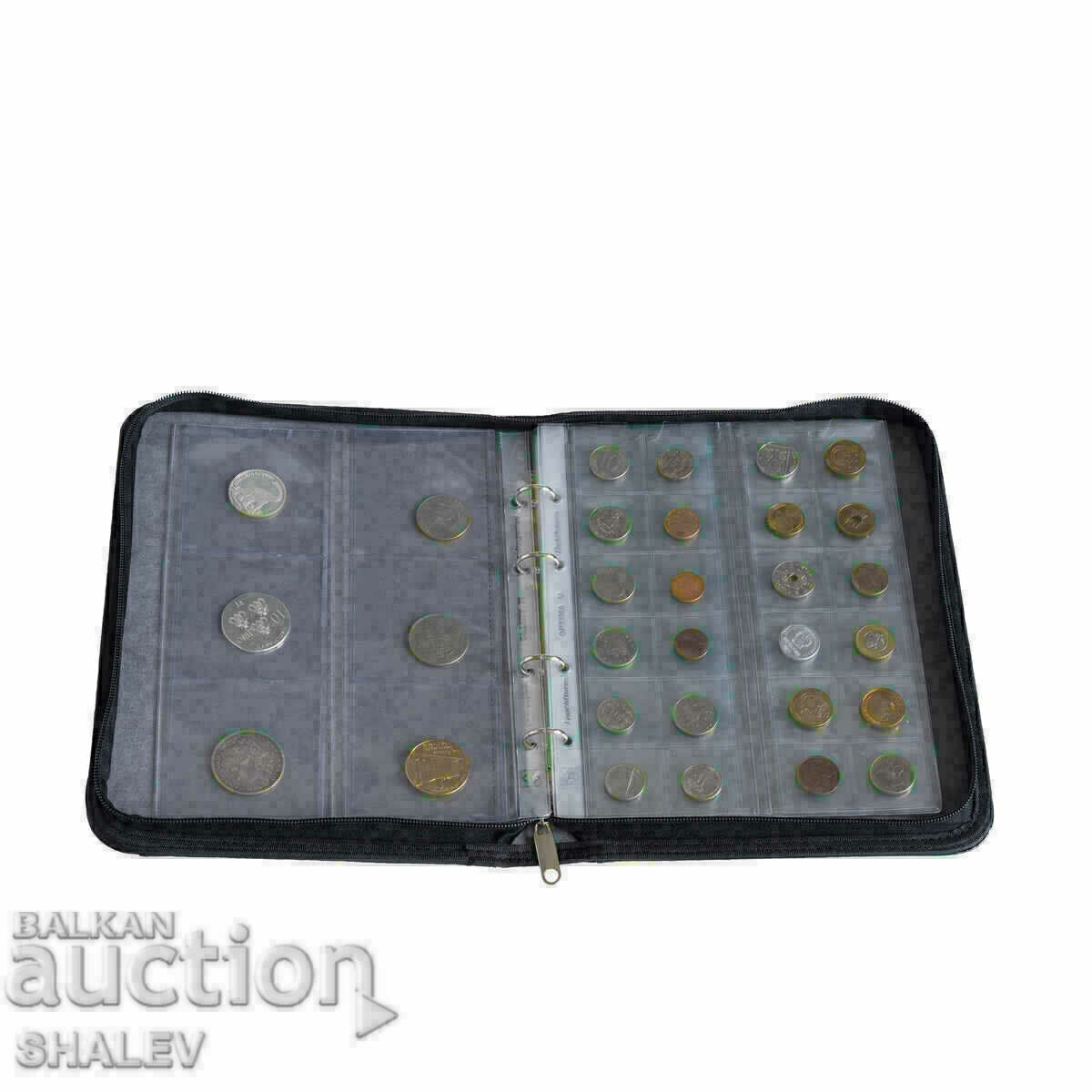 Auction  Album GRANDE leather with zipper KURT - Leuchtturm, Germany / 2999.