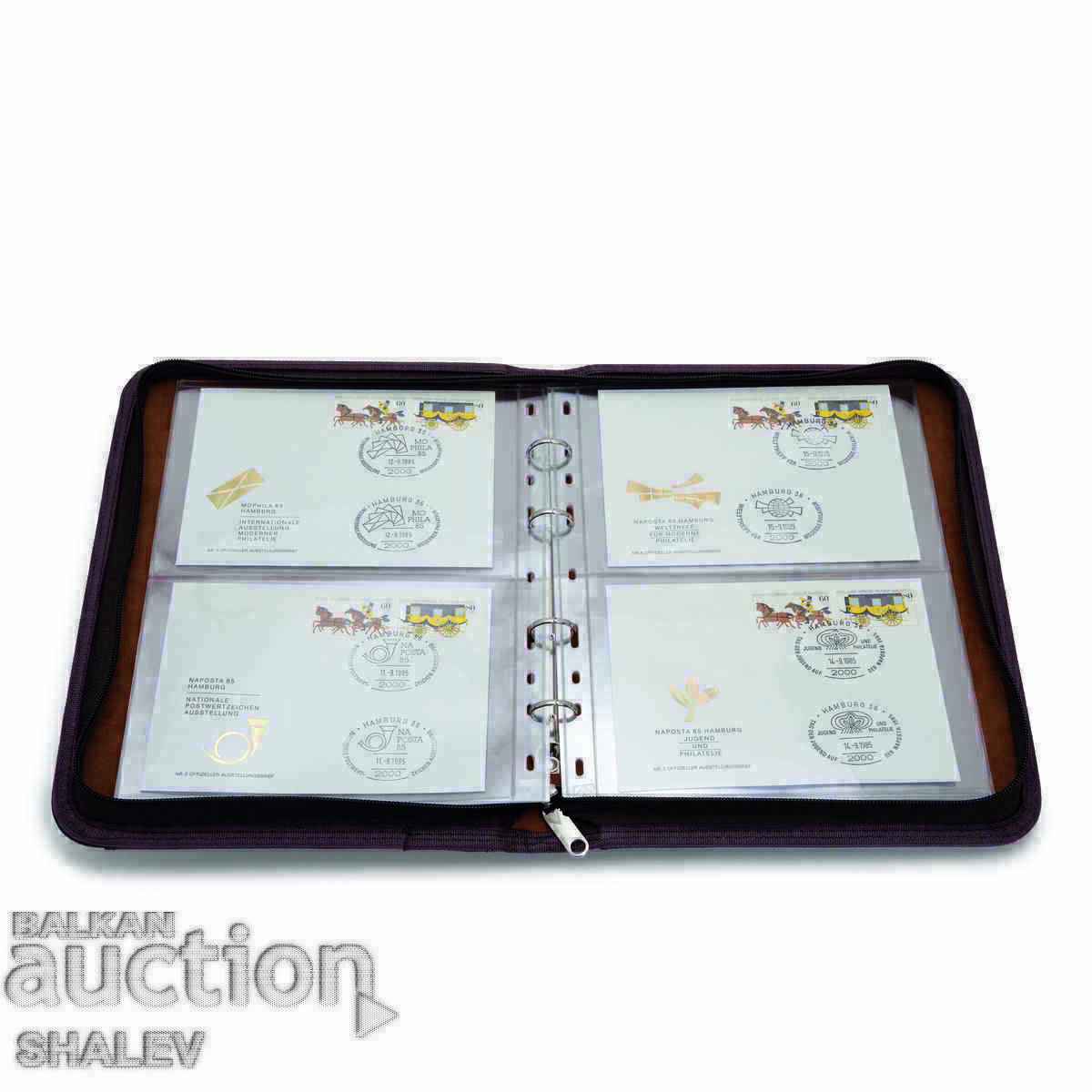 Album GRANDE leather with zipper KURT - Leuchtturm, Germany / 2999. - 6