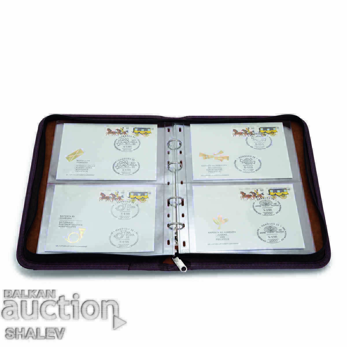 Δερμάτινο άλμπουμ GRANDE με φερμουάρ KURT - Leuchtturm, Γερμανία / 2999. - 6