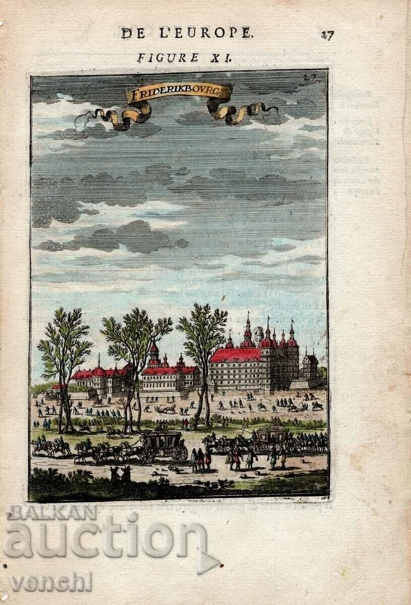 1683 - ENGRAVING - Friderikbourg [Denmark] - ORIGINAL