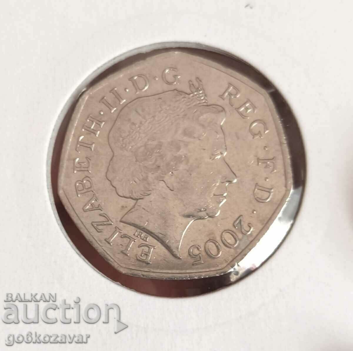 Great Britain 50 pence 2010 Jubilee! with price 4.20 BGN | € 2.15 Great Britain 50 pence 2010 Jubilee! with price 4.20 BGN | € 2.15