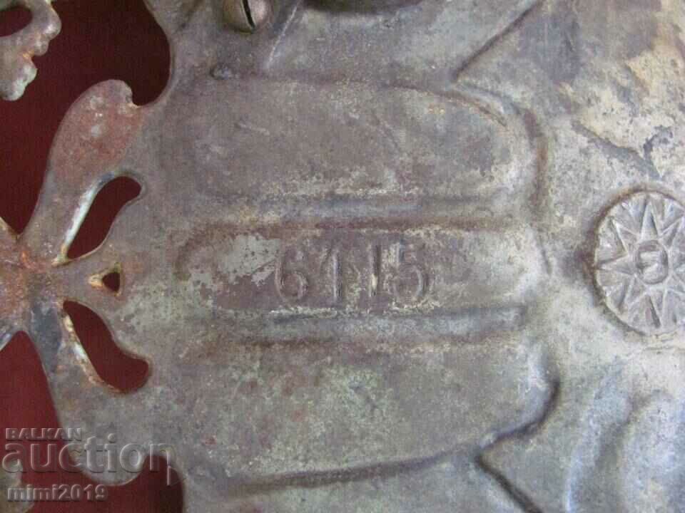 19th Century Art Nouveau Metal Inkwell - 7