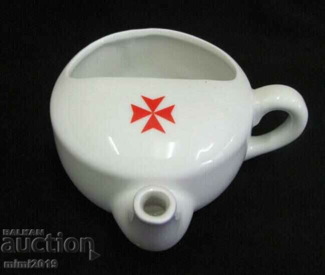 WWII Porcelain Medical Feeder Germany - 5 WWII Porcelain Medical Feeder Germany - 5