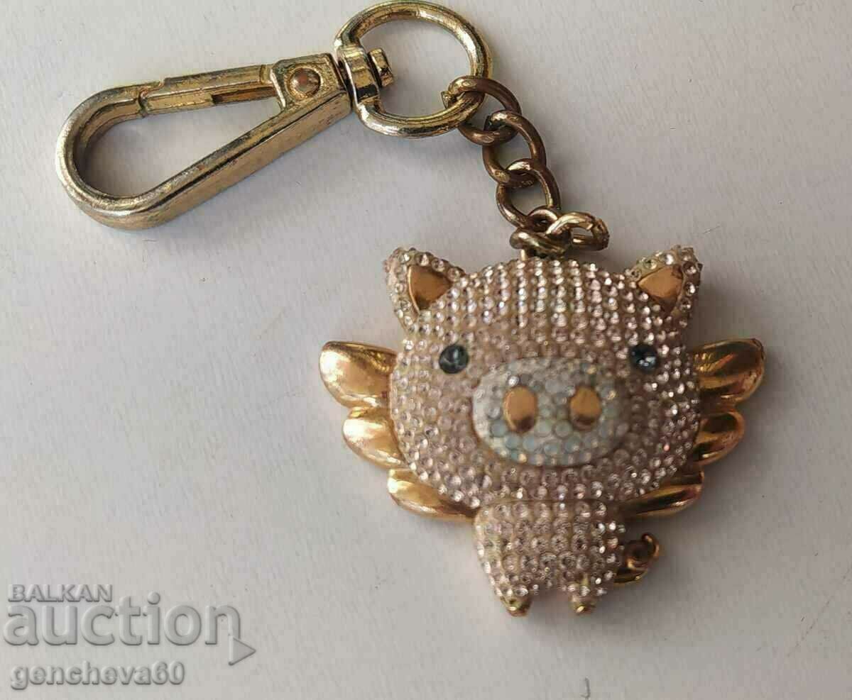 Swarovski key holder, gold plated with price 21.00 BGN | € 10.74 Swarovski key holder, gold plated with price 21.00 BGN | € 10.74