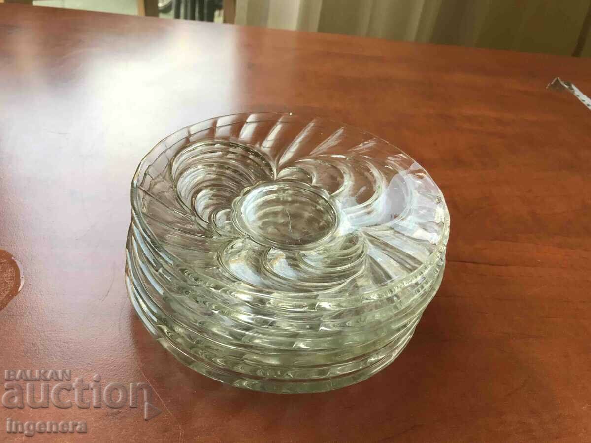 PLATE GLASS RELIEF -6 PCS. - 6