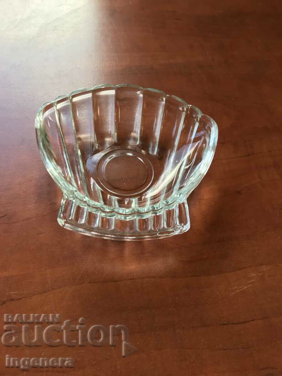 NUTS BOWL GLASS EMBOSSED FROM SOCA