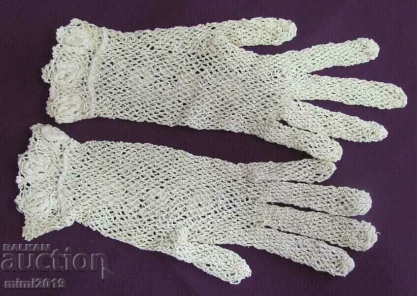Hand Knitted Gloves 2 pcs. - 6 Hand Knitted Gloves 2 pcs. - 6