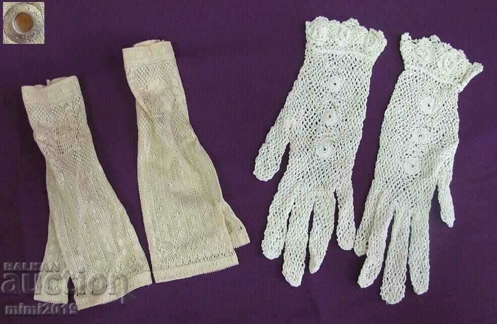Hand Knitted Gloves 2 pcs.