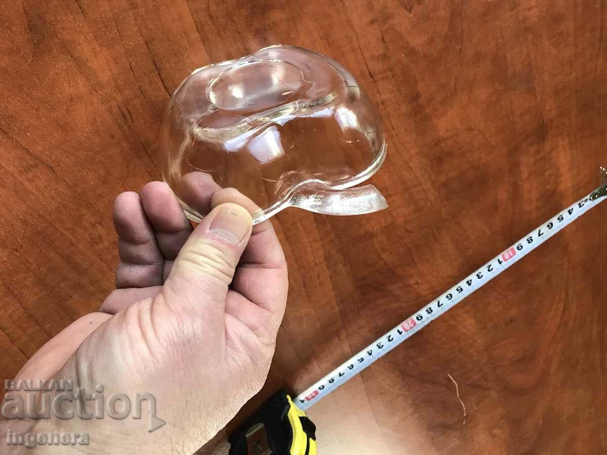 NUTS BOWL GLASS NUTS-2 PCS. - 6 NUTS BOWL GLASS NUTS-2 PCS. - 6