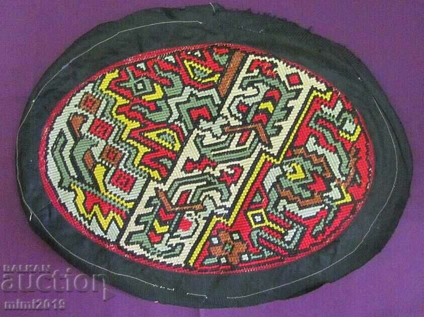 Antique Hand Embroidery for Pillow - 6 Antique Hand Embroidery for Pillow - 6