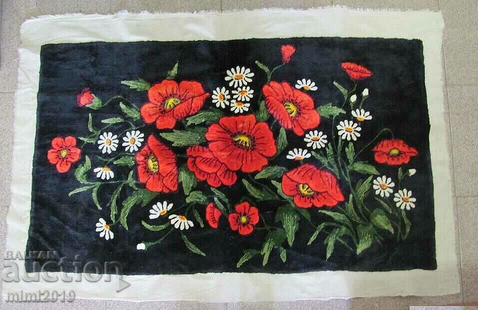Vintich Carpet Machine-made Fukana Embroidery