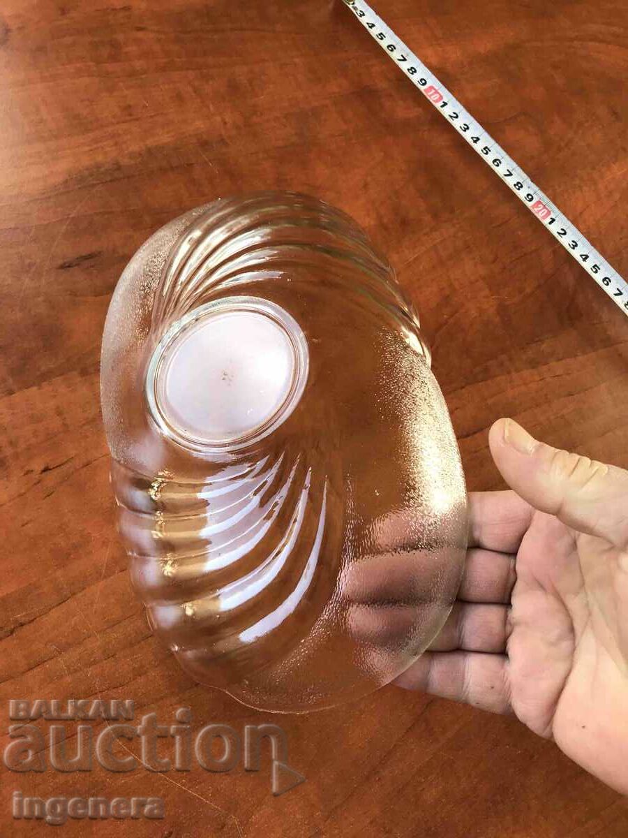 FRUCTIERA BOWL THICK EMBOSSED GLASS BEAUTY - 5 FRUCTIERA BOWL THICK EMBOSSED GLASS BEAUTY - 5