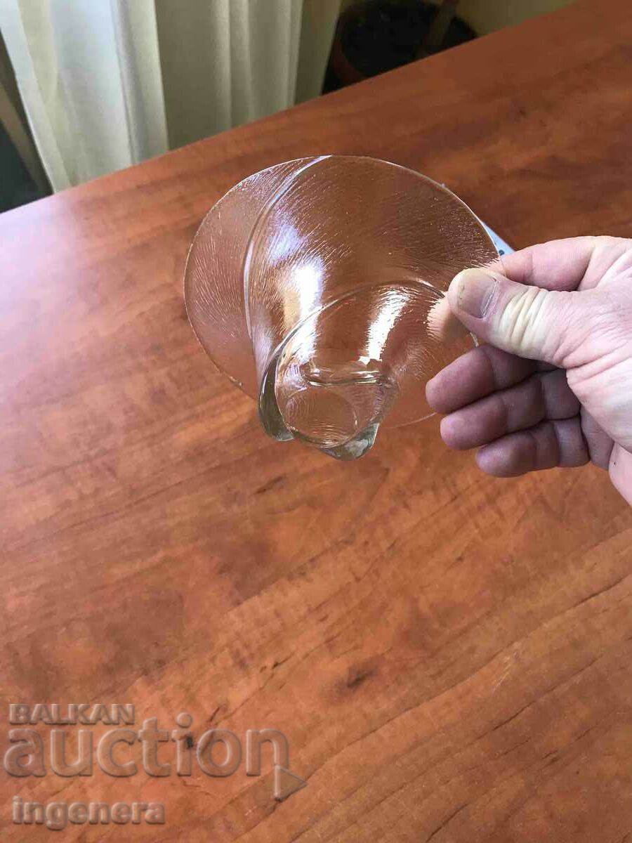 CANDLESTICK GLASS RELIEF BULGARIA with price 7.00 BGN | € 3.58