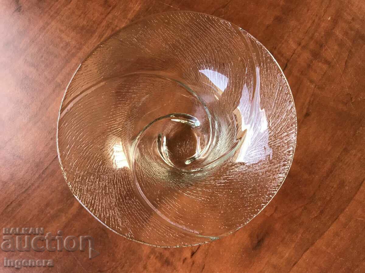 CANDLESTICK GLASS RELIEF BULGARIA - 5