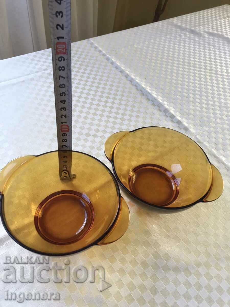 DURALEX GLASS BOWL BULGARIA-2 PCS. - 5 DURALEX GLASS BOWL BULGARIA-2 PCS. - 5