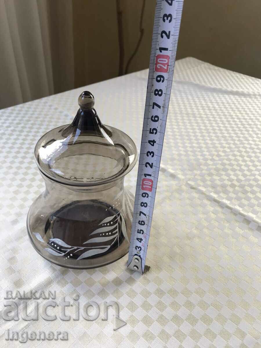 CANDY JAR JAR GLASS LID ORNAMENTS with price 15.00 BGN | € 7.67 CANDY JAR JAR GLASS LID ORNAMENTS with price 15.00 BGN | € 7.67