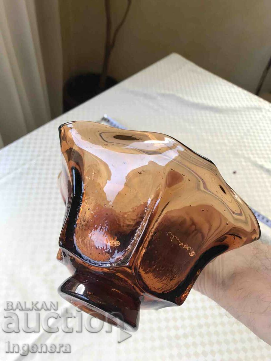 BOWL NUTS CANDY GLASS BULGARIA with price 19.00 BGN | € 9.71 BOWL NUTS CANDY GLASS BULGARIA with price 19.00 BGN | € 9.71