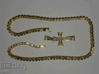 Jewelry 6 Chain with a cross