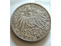 2  Марки 1902  Баден , Германия - сребро.