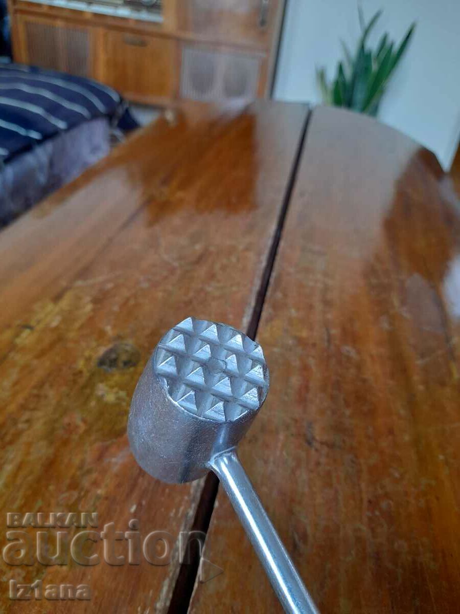 Auction Old meat mallet, hammer Auction Old meat mallet, hammer