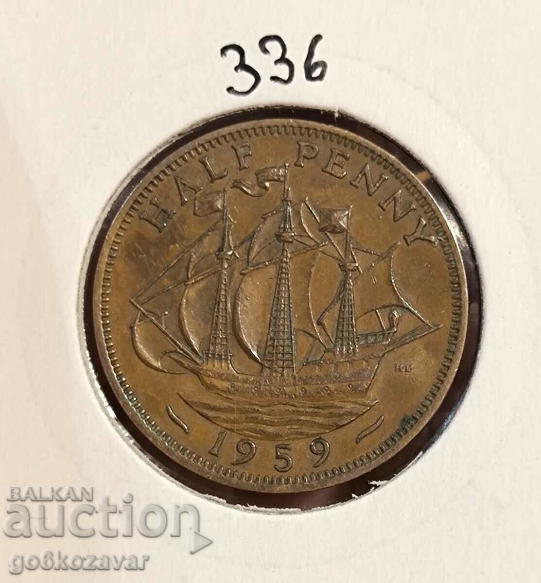 Marea Britanie 1/2 penny 1959