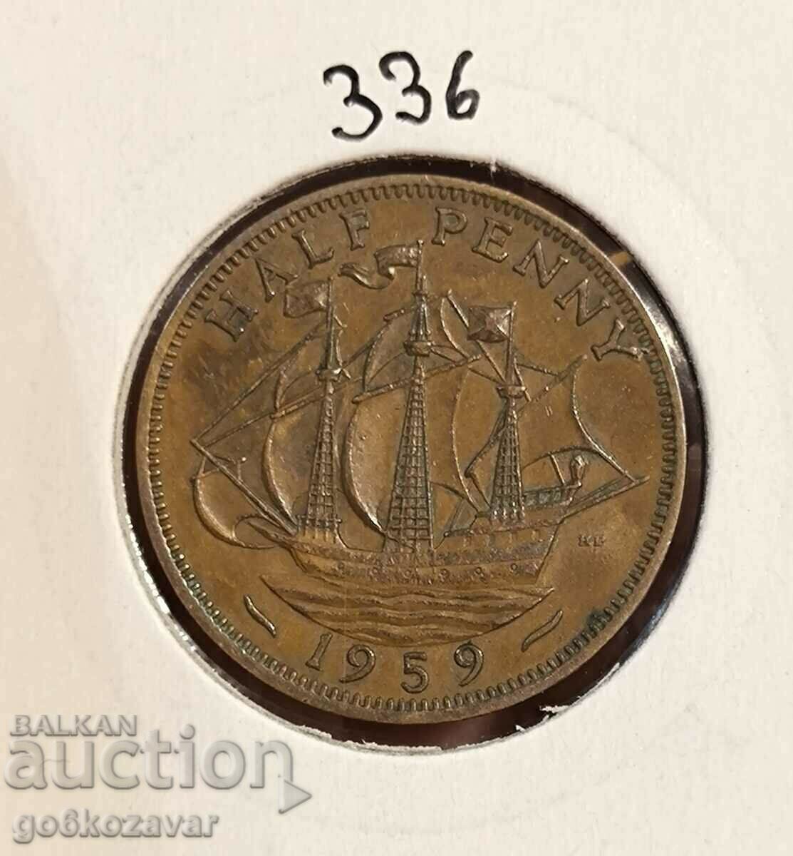 Great Britain 1/2 penny 1959