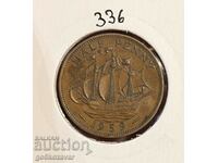 Marea Britanie 1/2 penny 1959